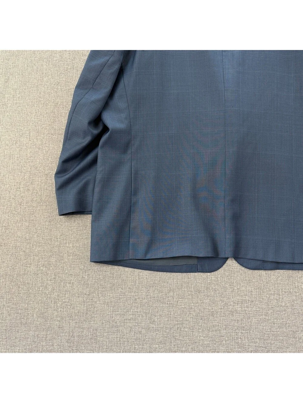 Pronto Uomo Platinum 52R Blue Plaid 2 Button Sport Coat Blazer Modern Fit